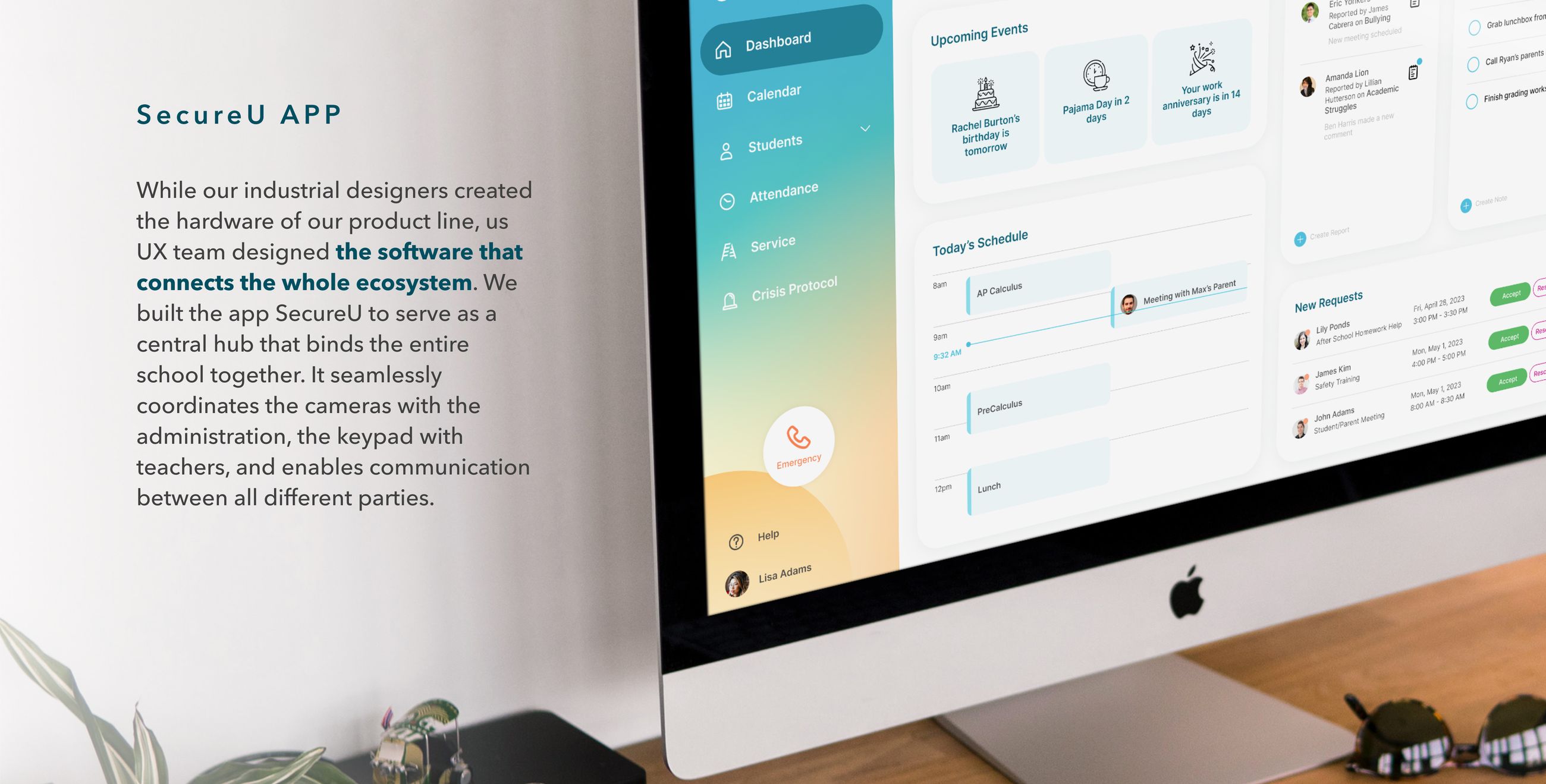 SecureU case study, board 16 — frame 26004